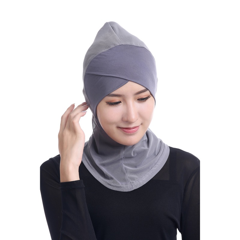 Women Cool Muslim Islamic Under Scarf Hat Cap Bone Bonnet Ninja Hijab